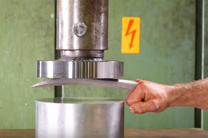 Can Wolverine's Adamantium Claws Be Crushed By A Hydraulic Press?